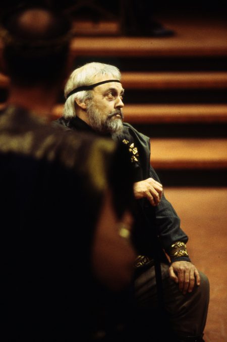 Ian Deakin as Nestor in Troilus and Cressida