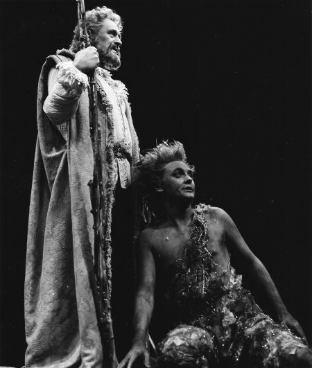Ian Deakin as Ariel in The Tempest