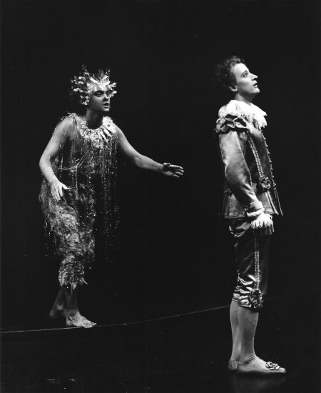 Ian Deakin as Ariel in The Tempest